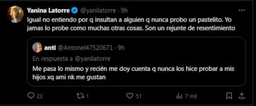 Yanina Latorre defendió a Lola tras ser criticada por probar pastelitos por primera vez a los 22 años