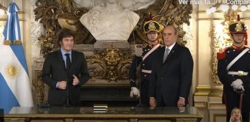 Javier Milei le tomó juramento a Guillermo Francos como nuevo jefe de Gabinete