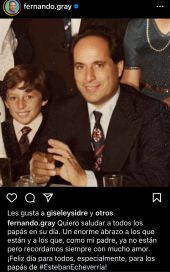 Con emoción y muchas fotos, los políticos se volcaron a las redes para celebrar el día del padre