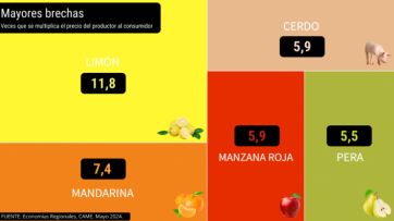 Golpe al bolsillo: según un índice, del campo a la góndola los precios se triplicaron