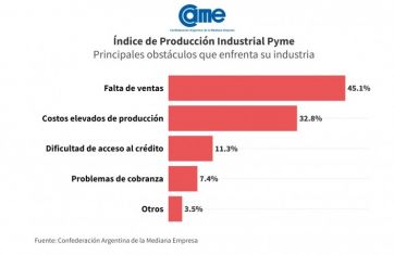 En picada: la industria pyme volvió a desplomarse y acumula una caída del 20%