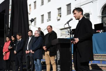 Kicillof visitó municipio de la Primera y se mostró con un alcalde de Nuevo Encuentro