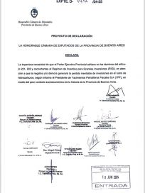 En diputados también avanzan con proyectos para adherir al RIGI