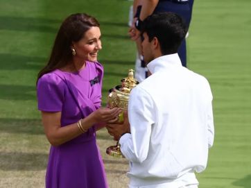 Furor en Wimbledon por la presencia de Kate Middleton