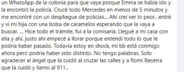 Horror en Mercedes: una nena de tres años deambuló dos horas sola por las calles