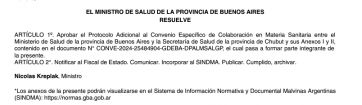 La Provincia oficializa la cesión de ambulancias a Chubut