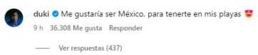 Emilia Mernes cautivó las playas de México