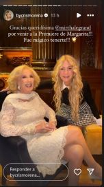 Mirtha Legrand bailó en la presentación de “Margarita”, el spin off de “Floricienta”