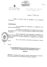 Fin de la novela: se conformó oficialmente la comisión de Seguridad del Senado