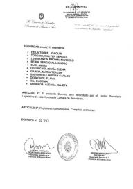 Fin de la novela: se conformó oficialmente la comisión de Seguridad del Senado