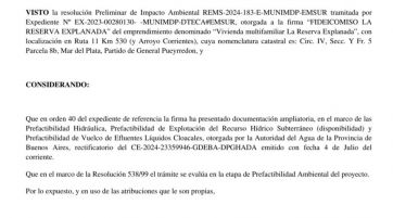 Mar del Plata: un emprendimiento inmobiliario que espera el Ok de la Provincia