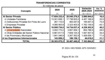 Universidades otra vez bajo el filo de la motosierra