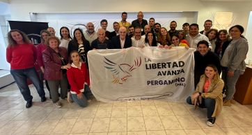 Mientras se juntaba el PRO, La Libertad Avanza también hizo escala en Pergamino