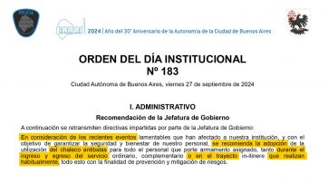 Jorge Macri pidió a los efectivos el uso de chaleco antibalas para ir y venir a Provincia 