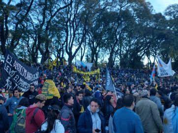 Javier Milei presentó el armado libertario en un multitudinario en el Parque Lezama