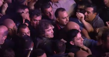 Javier Milei presentó el armado libertario en un multitudinario acto en el Parque Lezama