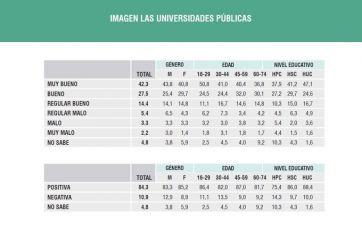 Marcha Federal Universitaria: el 85% de la gente está a favor de las universidades