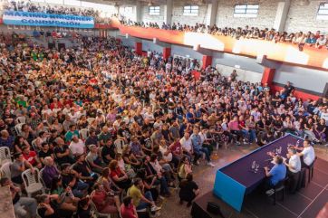 Máximo en Lanús: la responsabilidad de CFK, unidad y la necesidad de formar mayorías