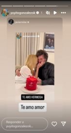 Yuyito González le dedicó un tierno mensaje a Javier Milei por su cumpleaños