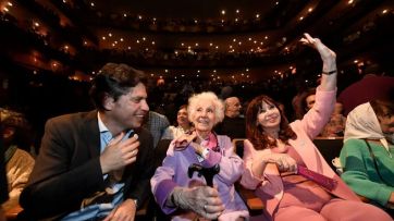 Estela de Carlotto en 47° aniversario de Abuelas a CFK y Axel: “La Patria nos necesita”