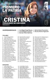 Se oficializó la lista de CFK y Quintela tiene 24 horas para sumar avales