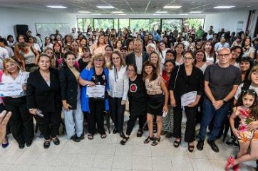 Cascallares realizó un acto junto a Alicia Kirchner en la Universidad Guillermo Brown