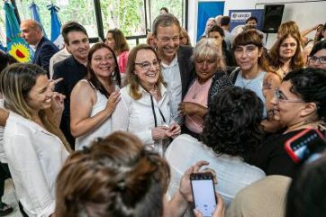 Cascallares realizó un acto junto a Alicia Kirchner en la Universidad Guillermo Brown