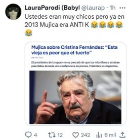 “¡A la vieja Kirchner le cuesta largar el pastel!”, las durísimas expresiones de Pepe Mujica