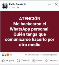 Alerta entre intendentes por episodios de hackeo a sus teléfonos