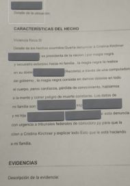 Insólito: denunciaron a CFK por magia negra en La Plata