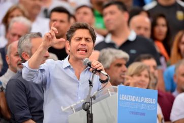 Kicillof: “Vamos a convocar para construir un inmenso frente con todos los sectores”