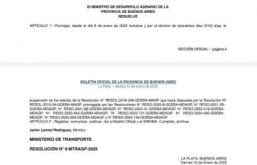 La Provincia volvió a prorrogar la suspensión de la ley que regula agroquímicos