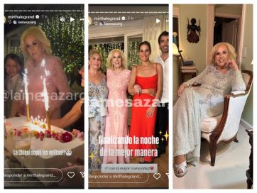 Mirtha Legrand cumplió 98 años: una emotiva celebración que contó con invitados especiales