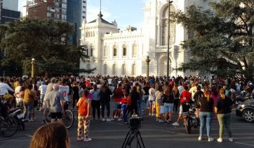 Marcha por la muerte de Kim Gómez: hubo incidentes en la Municipalidad