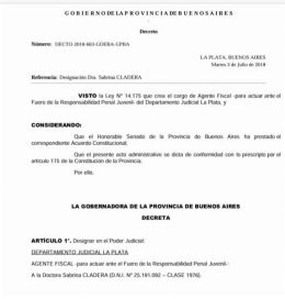 Le inician un sumario administrativo a la fiscal que liberó a uno de los asesinos de Kim