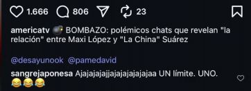 Se filtraron los chats que confirmarían que La China Suárez estuvo con Maxi López