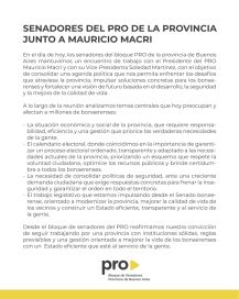 Macri reunió a los senadores del PRO con las elecciones en el horizonte