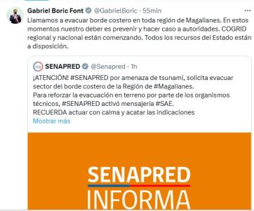 Un fuerte temblor de 7.5 se sintió en Magallanes: algunas zonas de Ushuaia fueron evacuadas