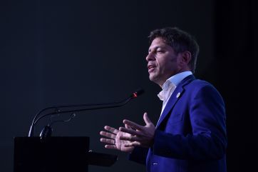 Junto a gobernadores de distintos colores, Kicillof disertó en una jornada del CFI
