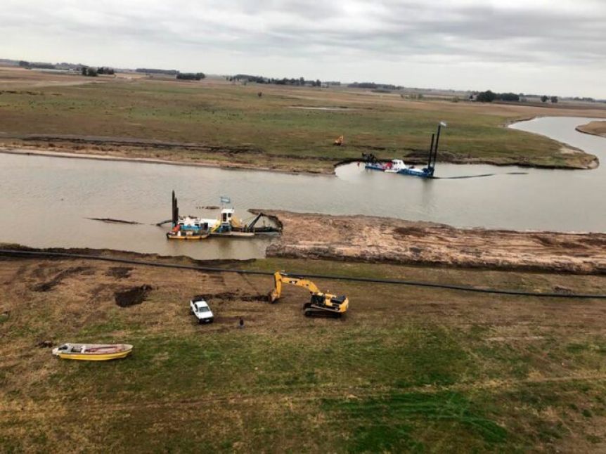 El campo reclama a Milei por obras frenadas en el Salado que previenen inundaciones