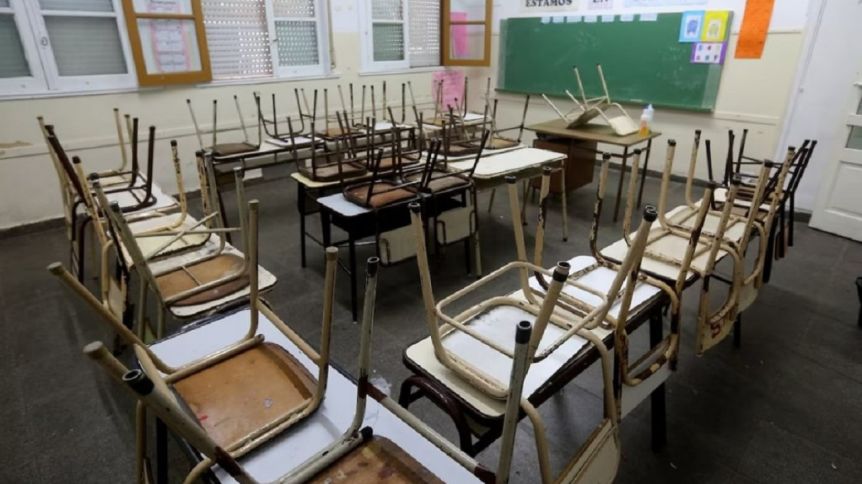 El paro docente se hizo sentir para expresar el malestar con el nivel de los salarios