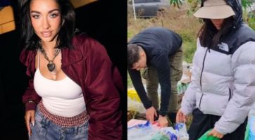 Llega la ayuda a Zárate tras el temporal con el Tren Solidario y María Becerra
