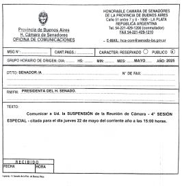 Bajaron la sesión por las re-reelecciones