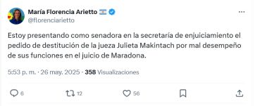 Arietto pedirá la destitución de la jueza del caso Maradona