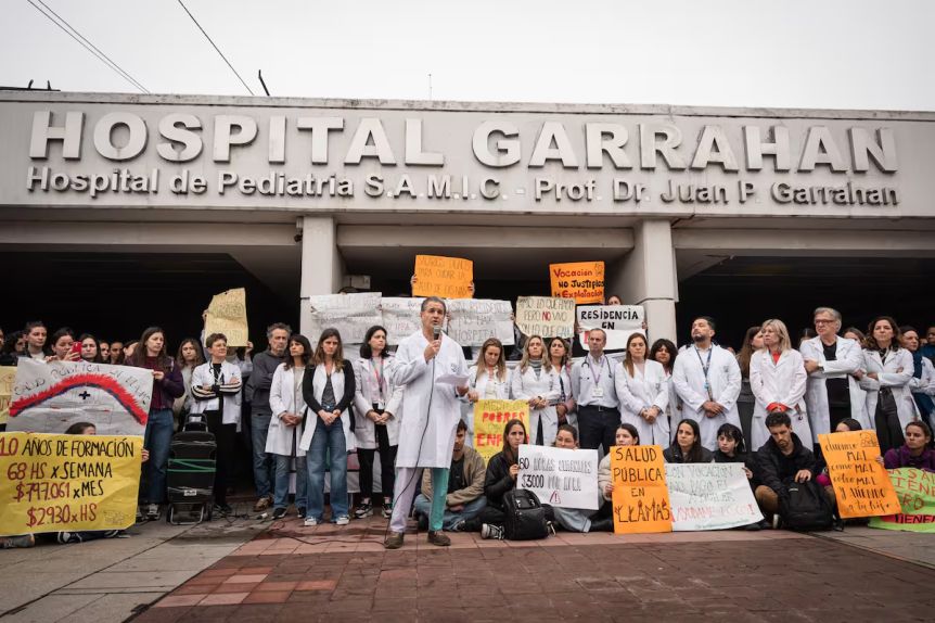 Punto muerto: fracasó la reunión entre el Gobierno y residentes del Hospital Garrahan