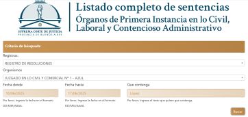 Ya se pueden ver libremente todos los fallos de la Justicia bonaerense