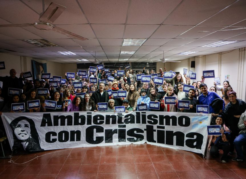 Ambientalistas se organizan frente a la proscripción de Cristina Fernández de Kirchner