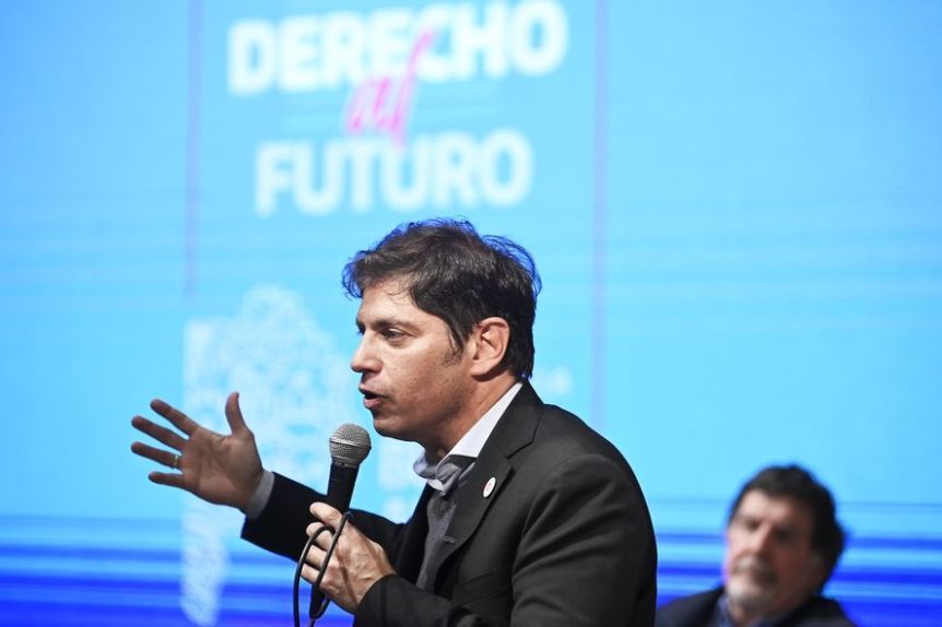 Kicillof desembarca en