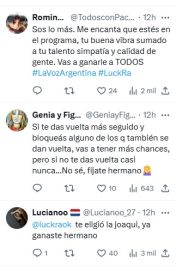 Luck Ra mostró a La Joaqui viendo “La Voz”: “Vigila”