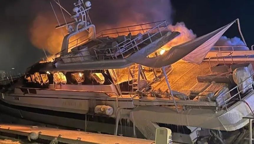 Un yate propiedad de José Luis Manzano se incendió en la Riviera Francesa